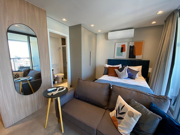 Studio Moderno Alto Padrão no Tatuapé – 41,14m²