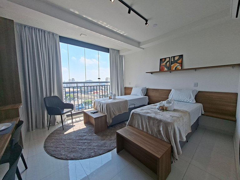 Studio no Tatuapé! Lazer Completo ao Seu Alcance