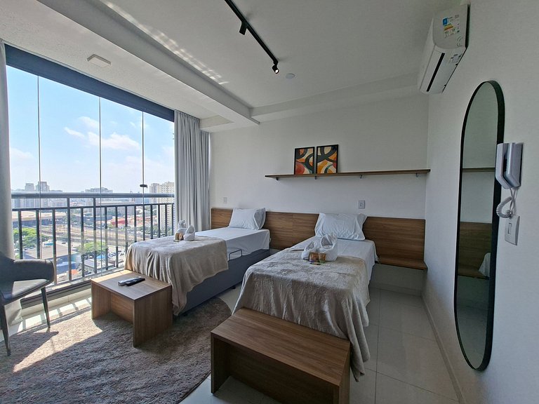 Studio no Tatuapé! Lazer Completo ao Seu Alcance