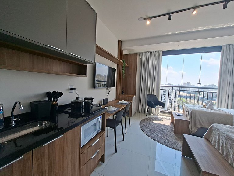 Studio no Tatuapé! Lazer Completo ao Seu Alcance