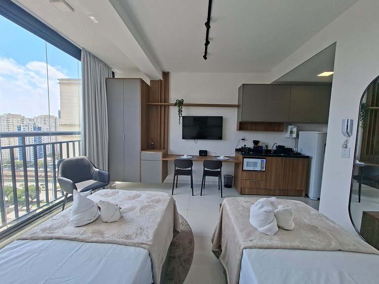 Studio no Tatuapé! Lazer Completo ao Seu Alcance