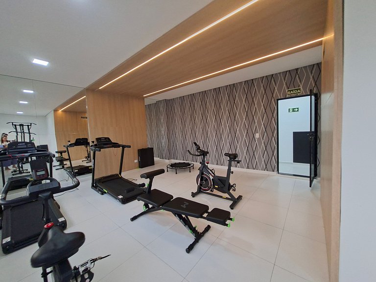 Estúdio com lazer completo no rooftop, PISCINA ao ar Livre